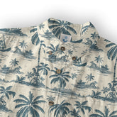 Tropical Garden Blossom Hawaii Shirt, Exotic Hawaiian Button Down Shirt - The Palmix